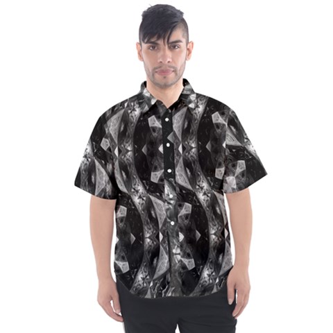 Gemini Mandala Men s Short Sleeve Shirt by MRNStudios