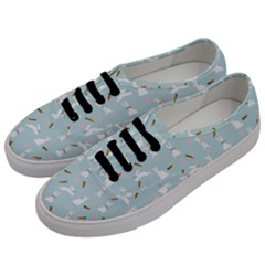 Funny And Funny Hares  And Rabbits In The Meadow Men s Classic Low Top Sneakers by SychEva