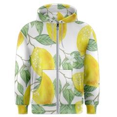 Vintage Lemons Men s Zipper Hoodie by SomethingForEveryone