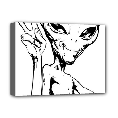 Paul Alien Deluxe Canvas 16  X 12  (stretched) 