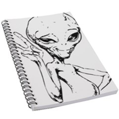 Paul Alien 5 5  X 8 5  Notebook by KenArtShop