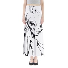 Paul Alien Full Length Maxi Skirt by KenArtShop