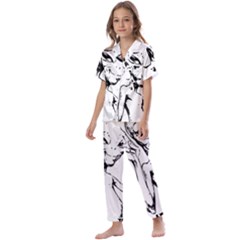 Paul Alien Kids  Satin Short Sleeve Pajamas Set