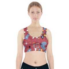 50s Sports Bra With Pocket by InPlainSightStyle