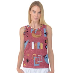 50s Women s Basketball Tank Top by InPlainSightStyle