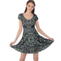 Initricate Ornate Abstract Print Cap Sleeve Dress View1