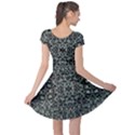 Initricate Ornate Abstract Print Cap Sleeve Dress View2