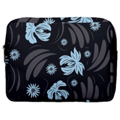 Folk Flowers Pattern Make Up Pouch (large) by Eskimos