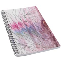 Flowing Petals 5 5  X 8 5  Notebook by kaleidomarblingart