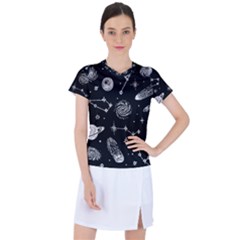 Dark Stars And Planets Women s Sports Top