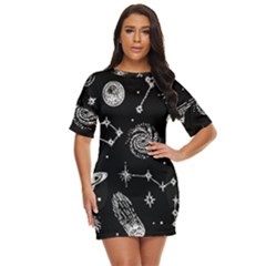 Dark Stars And Planets Just Threw It On Dress by AnkouArts