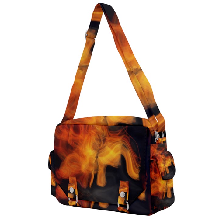 flames Buckle Multifunction Bag