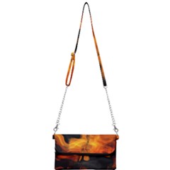 flames Mini Crossbody Handbag