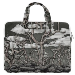 Dark Fantasy Landscape Poster Macbook Pro Double Pocket Laptop Bag (large) by dflcprintsclothing