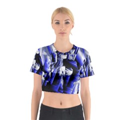 Glacial Speeds Cotton Crop Top by MRNStudios