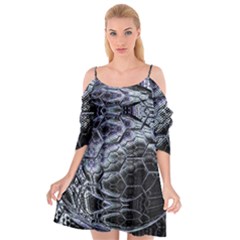 Circuits Cutout Spaghetti Strap Chiffon Dress by MRNStudios