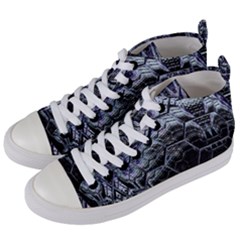 Circuits Women s Mid-top Canvas Sneakers by MRNStudios