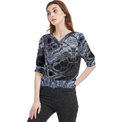 Circuits Quarter Sleeve Blouse