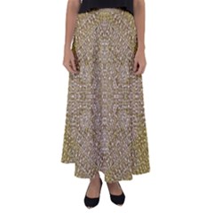 Pearls With A Beautiful Luster And A Star Of Pearls Flared Maxi Skirt by pepitasart