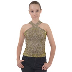 Pearls With A Beautiful Luster And A Star Of Pearls Cross Neck Velour Top by pepitasart