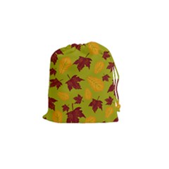 Golden Autumn Drawstring Pouch (small) by Daria3107