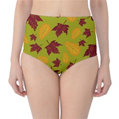 Golden Autumn Classic High-waist Bikini Bottoms by Daria3107