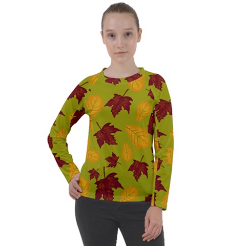 Golden Autumn Women s Long Sleeve Raglan Tee by Daria3107