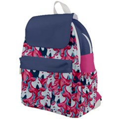 Pink Unicorn Top Flap Backpack by walala