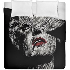 Creepy Head Sculpture Artwork Duvet Cover Double Side (king Size) by dflcprintsclothing