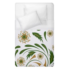 Folk Flowers Pattern Floral Surface Design Duvet Cover (single Size) by Eskimos