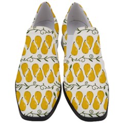 Juicy Yellow Pear Women Slip On Heel Loafers