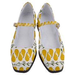 Juicy Yellow Pear Women s Mary Jane Shoes by SychEva