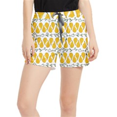 Juicy Yellow Pear Runner Shorts by SychEva