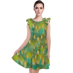 Love To The Flowers And Colors In A Beautiful Habitat Tie Up Tunic Dress by pepitasart