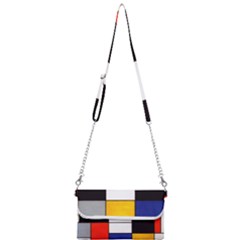 Composition A By Piet Mondrian Mini Crossbody Handbag by maximumstreetcouture