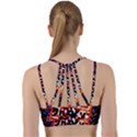 Root Humanity Bar And Qr Code in Flash Orange and Purple Line Them Up Sports Bra View2