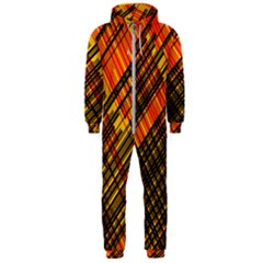 Root Humanity Orange Yellow And Black Hooded Jumpsuit (men) 