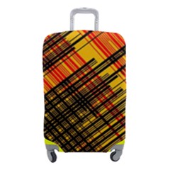 Root Humanity Orange Yellow And Black Luggage Cover (small) by WetdryvacsLair
