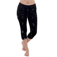 Sequence Card Collection Lightweight Velour Capri Yoga Leggings by WetdryvacsLair