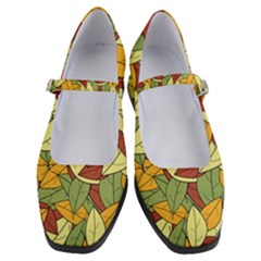 Autumn Bright Leaves Women s Mary Jane Shoes by UniqueThings