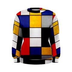 Composition A By Piet Mondrian Women s Sweatshirt by maximumstreetcouture