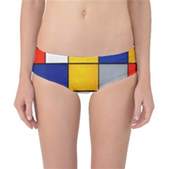 Composition A By Piet Mondrian Classic Bikini Bottoms