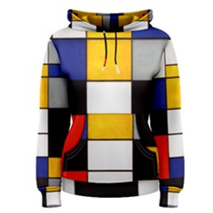 Composition A By Piet Mondrian Women s Pullover Hoodie by maximumstreetcouture