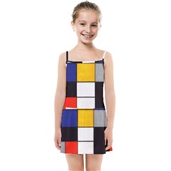 Composition A By Piet Mondrian Kids  Summer Sun Dress by maximumstreetcouture