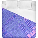 Root Humanity Barcode Purple Pink and Galuboi Duvet Cover (King Size) View1