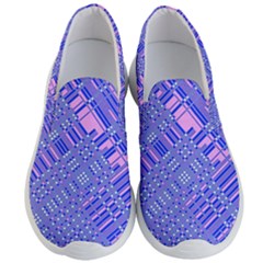 Root Humanity Barcode Purple Pink And Galuboi Men s Lightweight Slip Ons by WetdryvacsLair