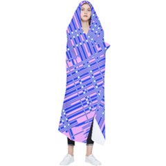 Root Humanity Barcode Purple Pink And Galuboi Wearable Blanket by WetdryvacsLair