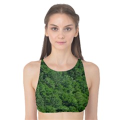 Leafy Forest Landscape Photo Tank Bikini Top by dflcprintsclothing