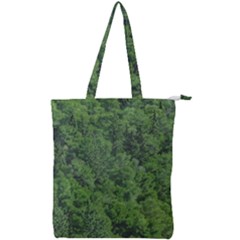 Leafy Forest Landscape Photo Double Zip Up Tote Bag by dflcprintsclothing