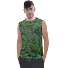 Leafy Forest Landscape Photo Men s Regular Tank Top by dflcprintsclothing